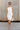 Morgan White Button Front Mini Dress - full body front 