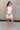Morgan White Button Front Mini Dress - full body front view