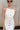 Morgan White Button Front Mini Dress - upper body front view