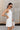 Morgan White Button Front Mini Dress - side