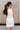 Morgan White Button Front Mini Dress - back view