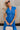 Carrie Royal Blue Zip-Front Midi Dress - upper body front view