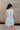 Cara Light Blue & Cream Floral Mini Dress - back view