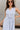 Aliana Blue & White Stripe Midi Dress- close up top view