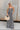 Melina Black & Cream Palm Leaf Jumpsuit - front full body view