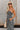 Melina Black & Cream Palm Leaf Jumpsuit - close up side front view