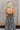 Melina Black & Cream Palm Leaf Jumpsuit - close up back view