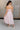 Karsyn Light Pink Strapless Flare Midi Dress- full back view