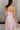 Karsyn Light Pink Strapless Flare Midi Dress- close up back view