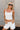 Gracelyn Cream Ribbed Scoop Neck Tank- front view