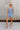 Maren Denim Blue Vest Romper- full body view