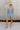 Maren Denim Blue Vest Romper- full body view