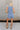 Maren Denim Blue Vest Romper- full body back view