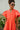 Shawna Coral Puff Sleeve Mini Dress - upper front view