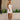 Rachel White Halter Mini Dress - full body front view