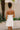 Rachel White Halter Mini Dress - back view