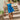Ilianna Blue Pleated Strapless Mini Dress - full body front view