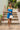 Ilianna Blue Pleated Strapless Mini Dress - full body front 