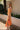 Sophia Orange Satin Midi Dress - front side view