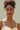 Paloma Twisted Pearl Earrings - front view of model wearing earrings