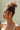 Paloma Twisted Pearl Earrings - side view of model wearing earrings