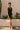 Naomi Black Halter Neckline Romper- full body view