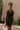 Naomi Black Halter Neckline Romper- front view