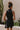 Naomi Black Halter Neckline Romper- back view