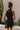 Naomi Black Halter Neckline Romper- back view