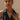 Angela Gold Roped Open Circle Necklace- front view on model