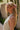 Alyssa Natural Straw Beaded Earrings - side view of model wearing earrings