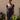 Julia Navy Off-The-Shoulder Mini Dress- front view