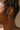 Rebecca Gold-Filled Dangle Chain Earrings - close up of earrings on model