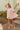 Clarissa Light Pink Mini Dress- full body front view
