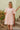 Clarissa Light Pink Mini Dress- top view