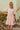 Clarissa Light Pink Mini Dress- top front view