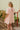 Clarissa Light Pink Mini Dress- back view