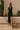 Athena Black Slit Maxi Dress- full view
