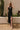 Athena Black Slit Maxi Dress- full view