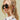 Megan Gold & Pearl Hoop Earrings - side view of earrings on model