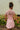 Isabelle Mauve Pink Sleeveless Mini Dress- close up back view