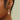 Cady Vintage Floral Bow Earrings - close up on model