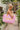 Summer Pink & Orange Tote Bag - side view of model with bag on shoulder
