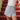 Teagan Light Denim & Lace Bow Skort- close up view