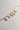 Image shows the Maria Gold Oval Chain Link Necklace against a white background. Necklace has gold oval links. Shown with 5 charms added.