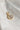 Image shows the 'Y' alphabet charm against a white background. Charm is a gold circle with pearlescent center and has gold letterY in the center.