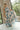 Elliana Beige & Blue Floral Halter Midi Dress - full body front view
