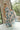 Elliana Beige & Blue Floral Halter Midi Dress - full body front view