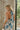 Elliana Beige & Blue Floral Halter Midi Dress - upper body back view