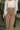 Jenna Brown Wide Leg Pants- close up front view